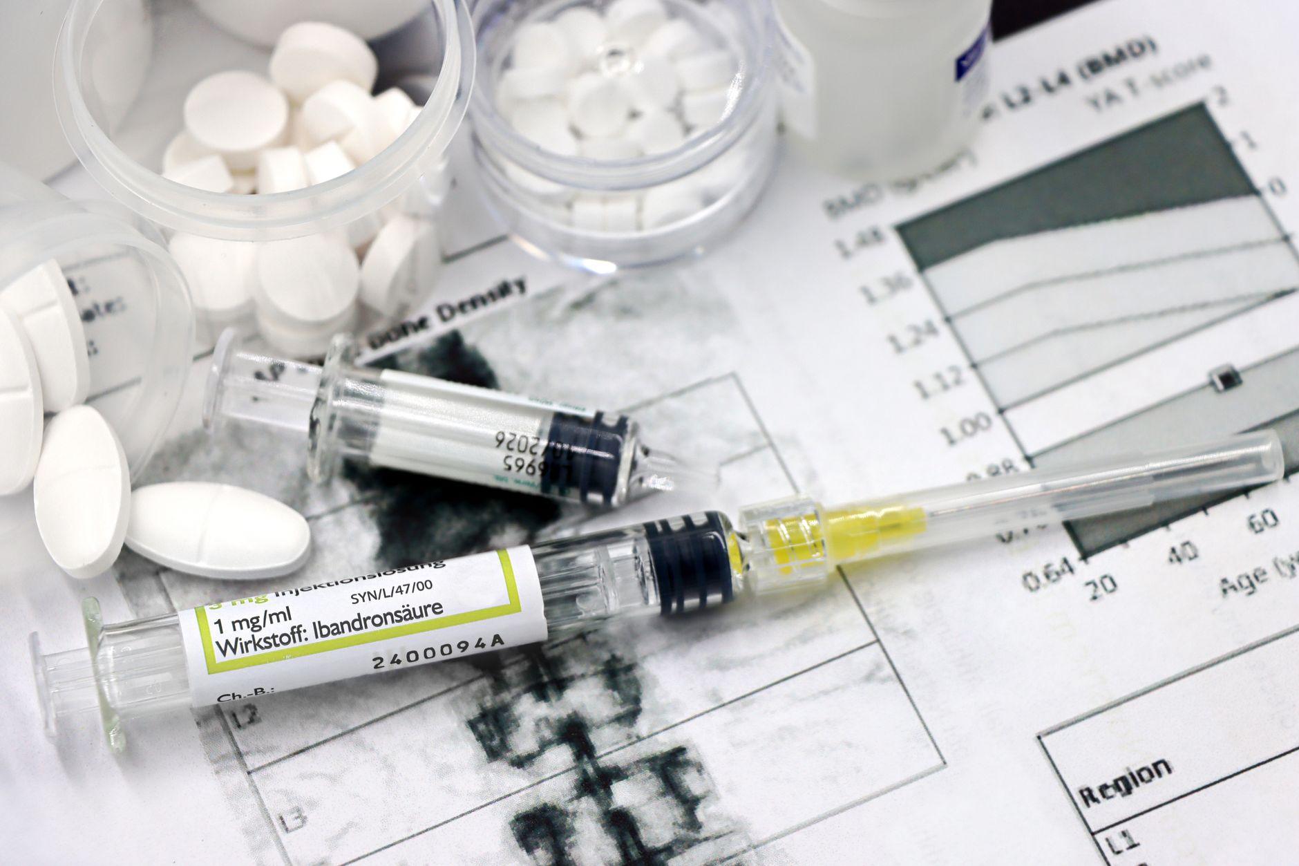 A graphic showing a Vitamin D capsule next to a blood test report, highlighting Vitamin D deficiency.